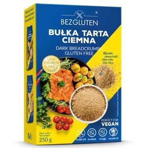 Bułka tarta ciemna bezglutenowa   Bezgluten 250 g