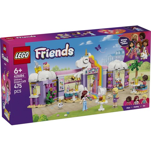 Zestaw Friends Jednorożcowa kawiarnia 42684, do odgrywania ról LEGO 1 sztuka
