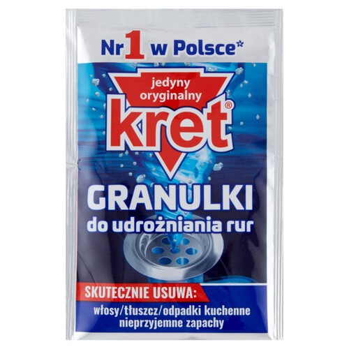 Granulki do udrażniania rur w saszetce Kret 40 g