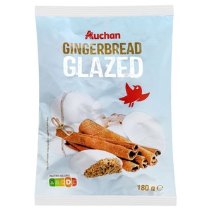 Pierniki korzenne glazurowane Auchan 180 g