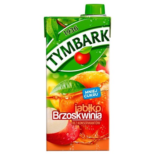 Napój owocowy Jabłko Brzoskwinia Tymbark 1 l