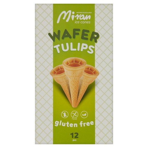 Wafle do lodów bezglutenowe Miran  12 sztuk 