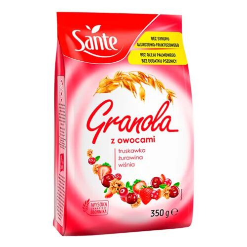 Granola z owocami Sante 350 g