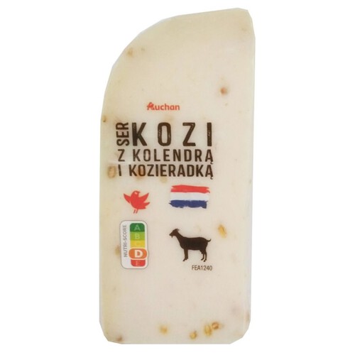 Ser kozi kolendra I kozieradka Auchan na wagę ok. 130 g