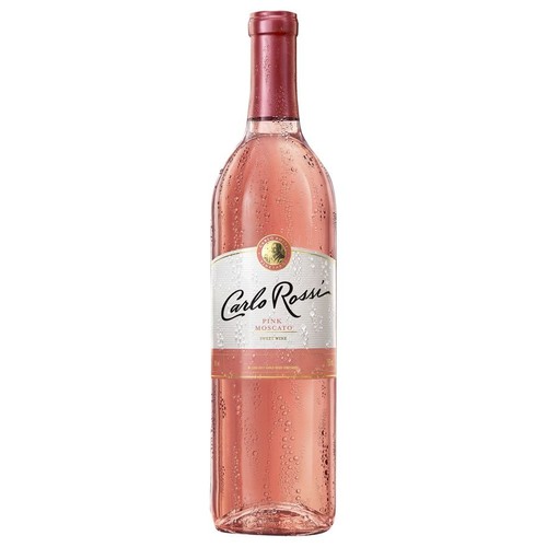 Wino kalifornijskie różowe słodkie Pink Moscato alk 9,0% obj. Carlo Rossi 750 ml