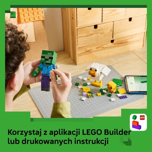 Minecraft Kurzy jeździec 21582 LEGO 1 sztuka