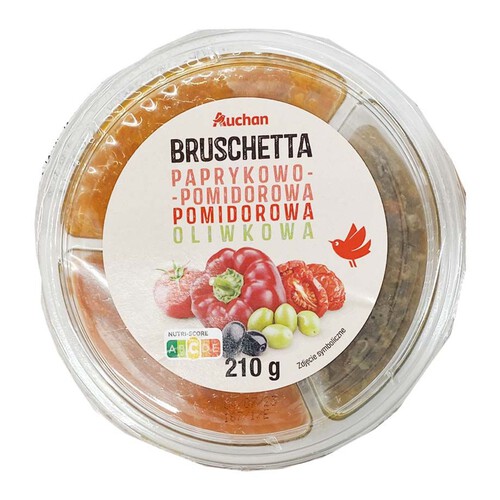 Bruschetta w 3 smakach Auchan 210 g