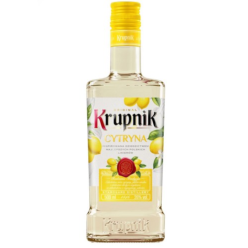 Wódka smakowa Cytrynowy alk. 26,0% obj. Krupnik 500 ml