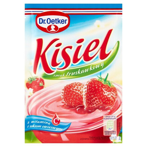 Kisiel o smaku truskawkowym Dr. Oetker 38 g