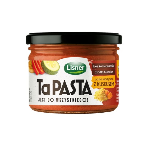 Pasta warzywna z kuskusem Lisner 180 g