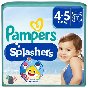 Pieluchomajtki Splasher 4-5 Pampers 11 sztuk