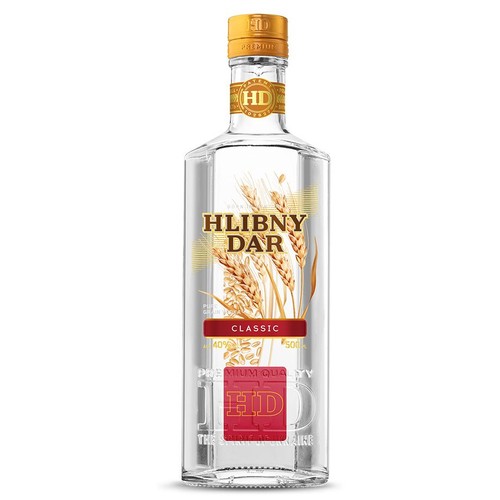 Wódka czysta alk. 40% obj. Hlebniy Dar 500 ml