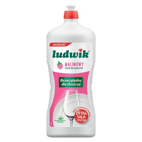 Płyn do naczyń malinowy  Ludwik 1350 g