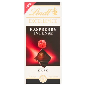 Czekolada ciemna z kawałkami malin Lindt 100 g