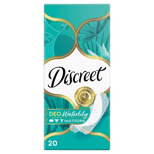 Wkładki higieniczne Waterlily multiform Discreet 20 sztuk
