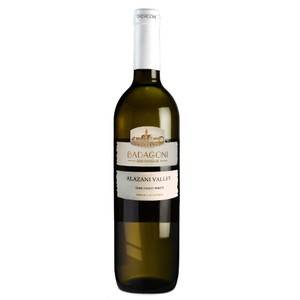 Wino Alazani Valley białe półsłodkie alk.10.5% obj. Badagoni 750 ml