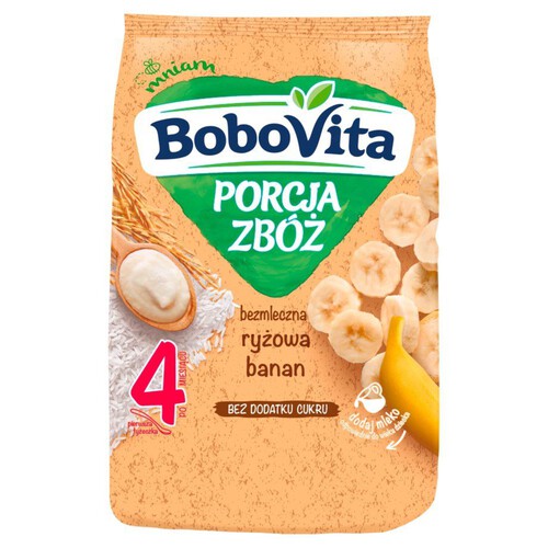 Kaszka bezmleczna ryżowa banan po 4 miesiącu BoboVita 170 g