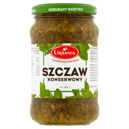 Szczaw konserwowy Urbanek 350 g 