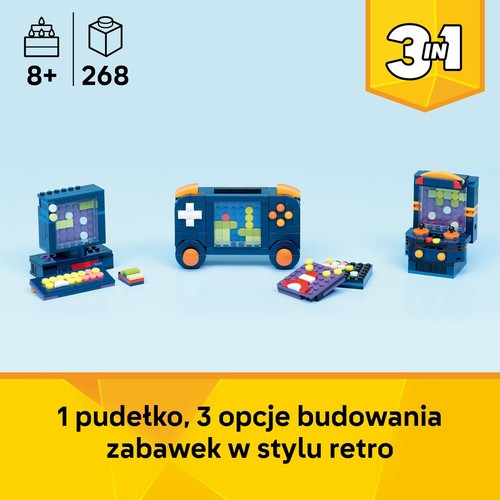Zestaw Creator 3 w 1 Konsola do gry retro 31380 LEGO 1 sztuka