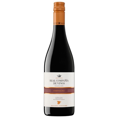 Wino hiszpańskie czerwone wytrawne REAL COMPANÍA DE VINOS GARNACHA alk. 13,5% obj. Castilla la Mancha 750 ml