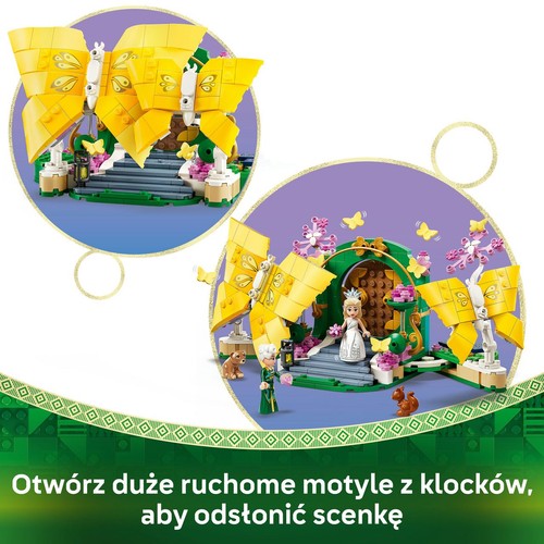 Wicked Dzień ślubu Glindy 75688, zabawka z motylami, do odgrywania ról LEGO 1 sztuka