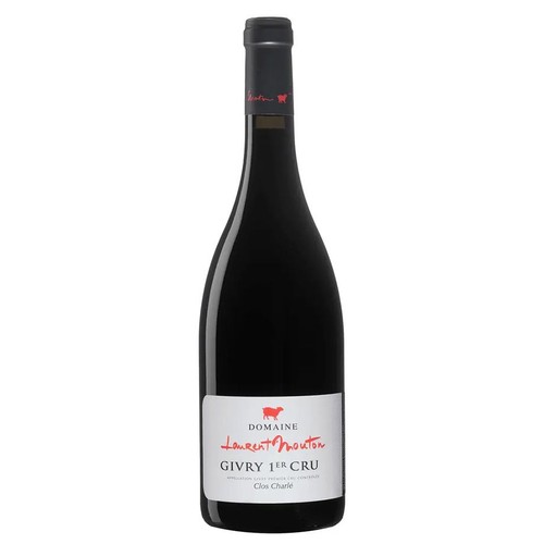 Wino czerwone wytrawne Givry 1er cru Domaine Laurent Mouton alk. 13,5%  obj. Clos Charle 750 ml