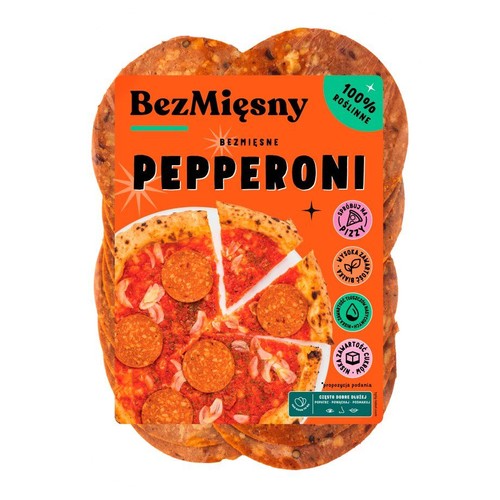Bezmięsne pepperoni w plastrach Bezmięsny 100 g