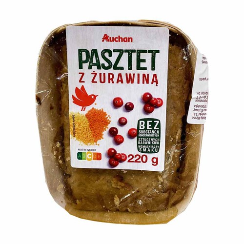 Pasztet z żurawiną Auchan 220 g