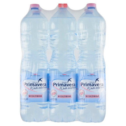 Woda źródlana niegazowana Primavera 6 x 1,5 l 