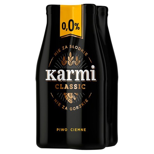 Piwo ciemne bezalkoholowe alk.do 0.5% obj.  Karmi 4 x 400 ml