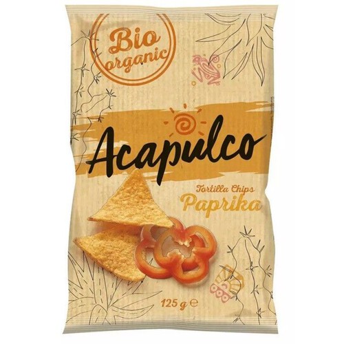 Kukurydziana przekąska o smaku papryka Acapulco 125 g