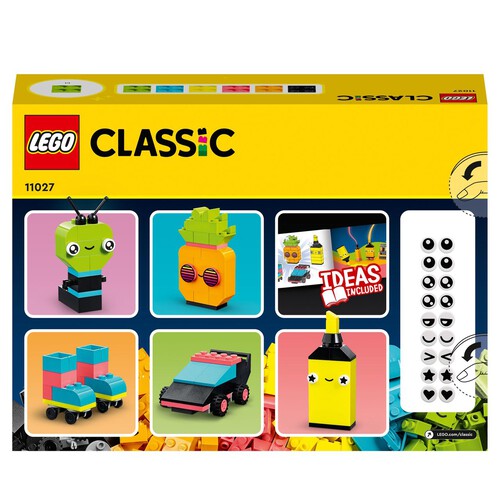 Classic Kreatywna zabawa neonowymi kolorami 11027 LEGO 1 sztuka