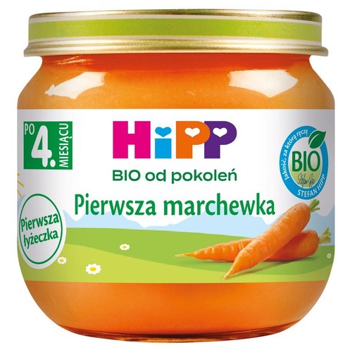 BIO Pierwsza marchewka po 4. miesiącu HIPP 80 g