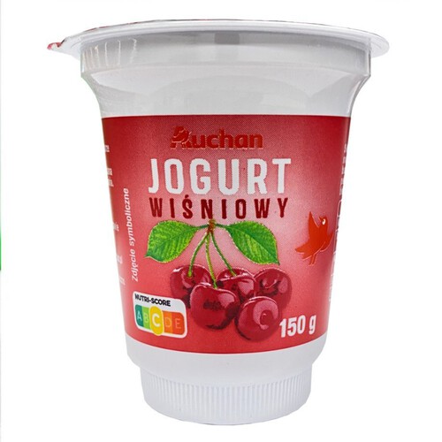 Jogurt o smaku wiśniowym Auchan 150 g