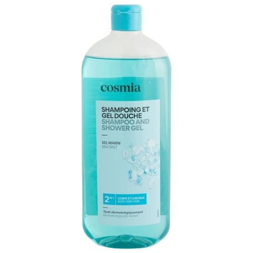 Szampon i żel pod prysznic morskie minerały 2 w 1   Cosmia 750 ml