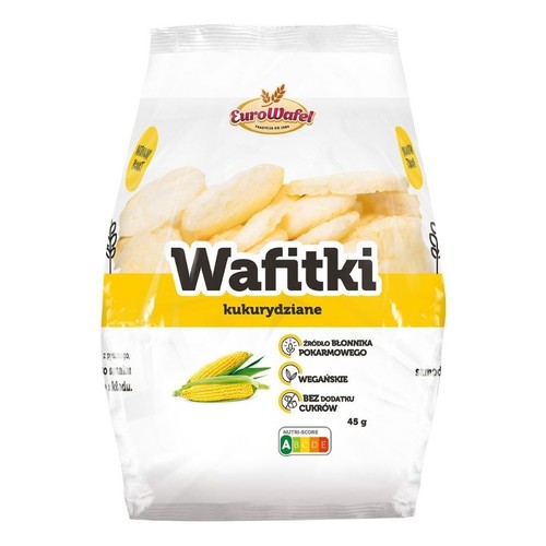 Wafitki kukurydziane EuroWafel 45 g