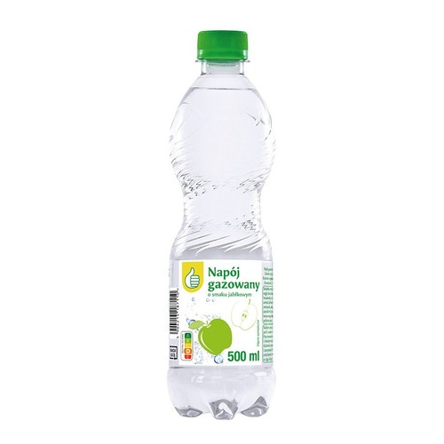 Napój gazowany o smaku jabłkowym  Auchan 500 ml