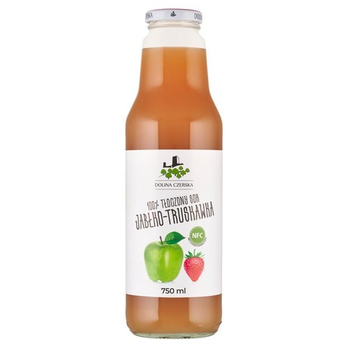 Sok NFC 100% jabłkowo - truskawkowy Dolina Czerska 750 ml