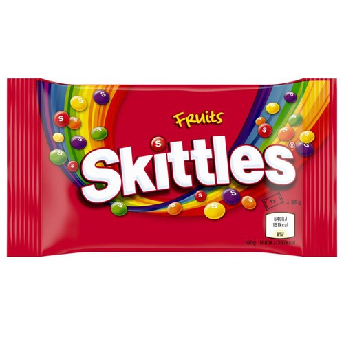 Cukierki do żucia o smaku owocowym Skittles 38 g