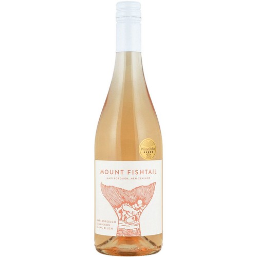 Wino nowozelandzkie różowe wytrawne Sauvignon Blanc Rose alk. 13,5% obj. Mount Fishtail 750 ml