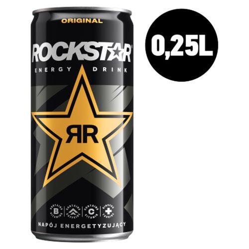 Napój energetyczny Orginal puszka Rockstar 250 ml