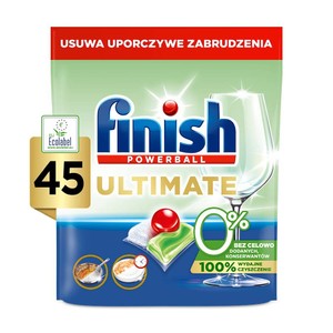 Kapsułki do zmywarki Powerball Ultimate 0% Finish 45 kapsułek