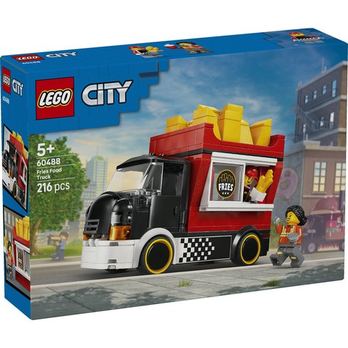 City Food truck z frytkami 60488, zestaw konstrukcyjny LEGO 1 sztuka