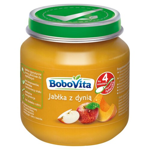 Przecier dla niemowląt: Jabłka z dynią BoboVita 125 g