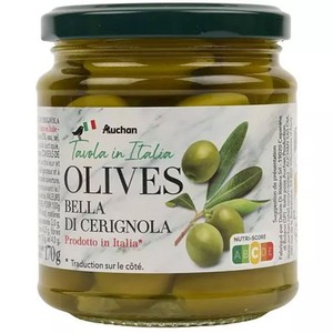 Oliwki zielone Bella di Cerignola Auchan 170 g
