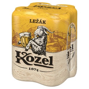 Piwo jasne Lezak alk. 4,6% obj. Kozel 4 x 500 ml