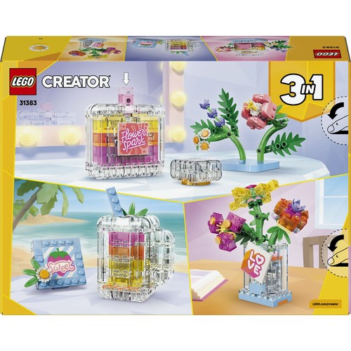 Creator 3 w 1 Flakon perfum z kwiatową ozdobą 31383 LEGO 1 sztuka