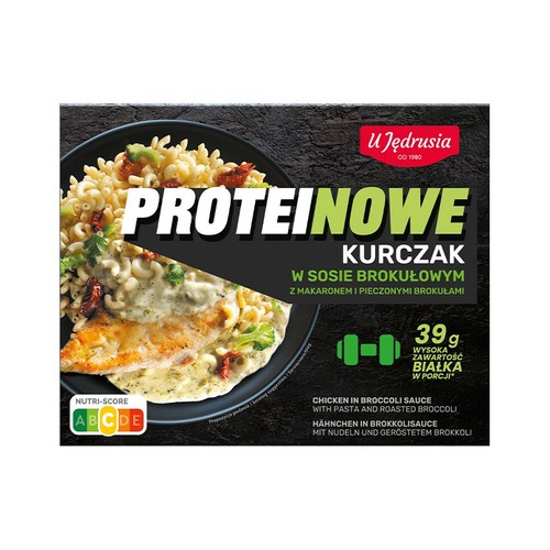 Filet z kurczaka w sosie brokułowym Proteinowe U Jędrusia  400 g