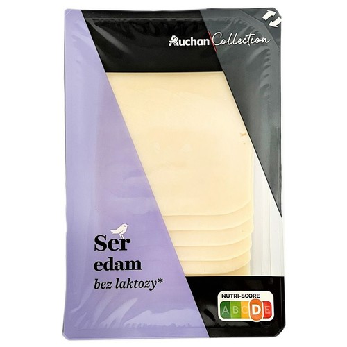 Ser Edam bez laktozy Auchan Collection  150 g