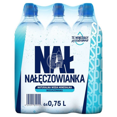 Woda mineralna niegazowana Nalęczowianka 6 x 750 ml